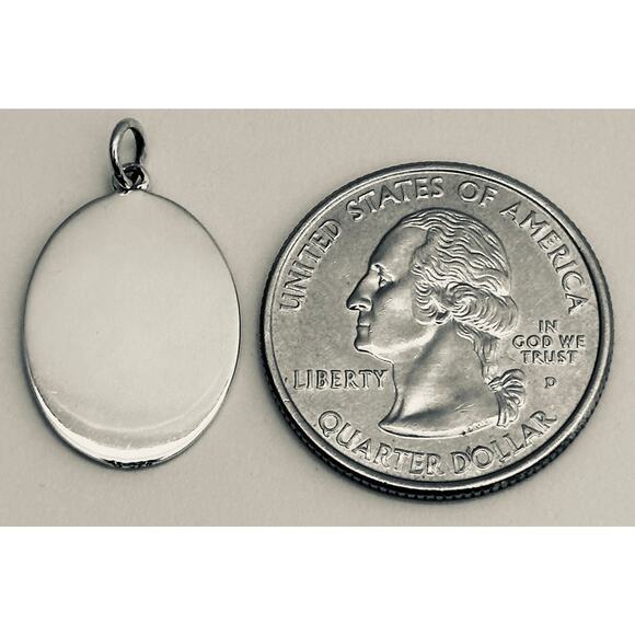 Sterling Silver Full Moon with Cactus Charm - Picture 4 of 4